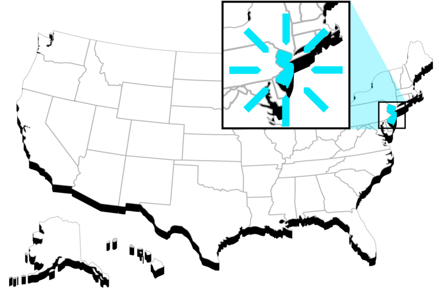United States, New Jersey, Electrification